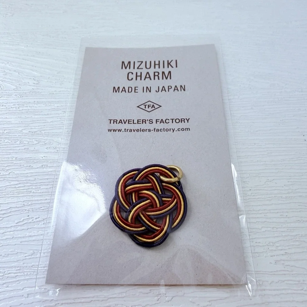 Traveler's Factory Mizuhiki Charm Navy JAPAN Traveler's Notebook NEW